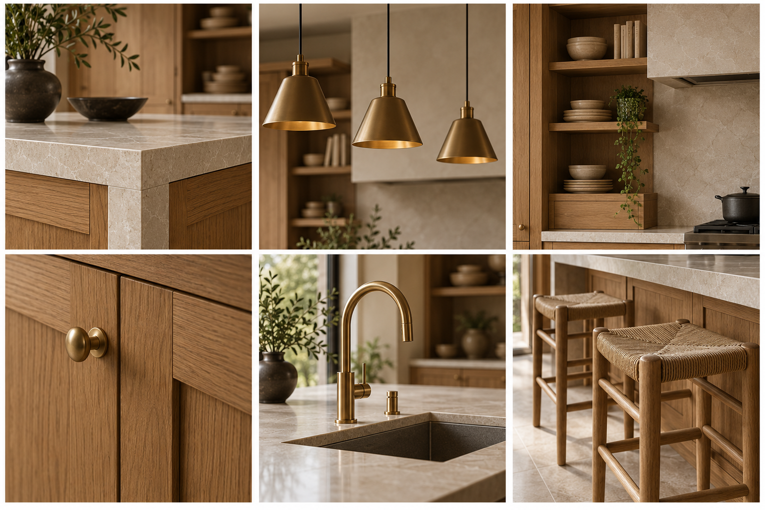 Minimalist fitted kitchen detail 2