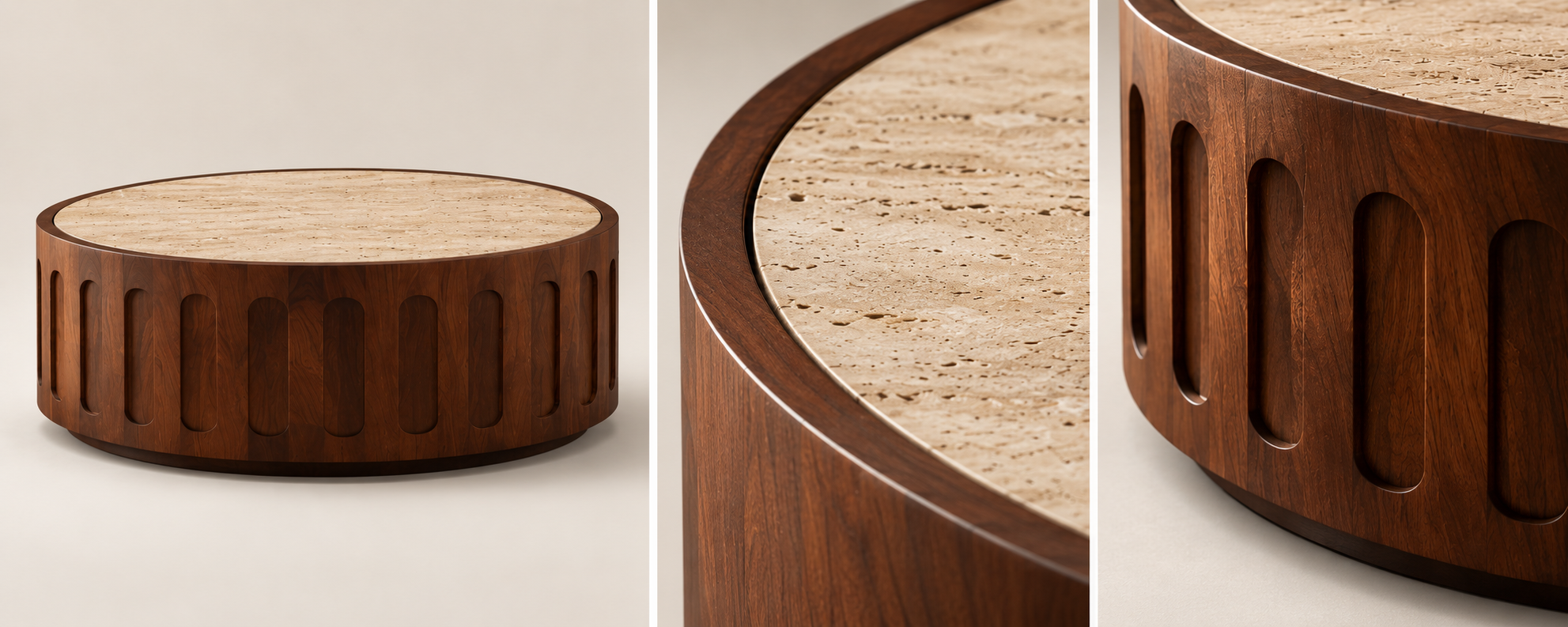 Trancoso Drum Coffee Table design