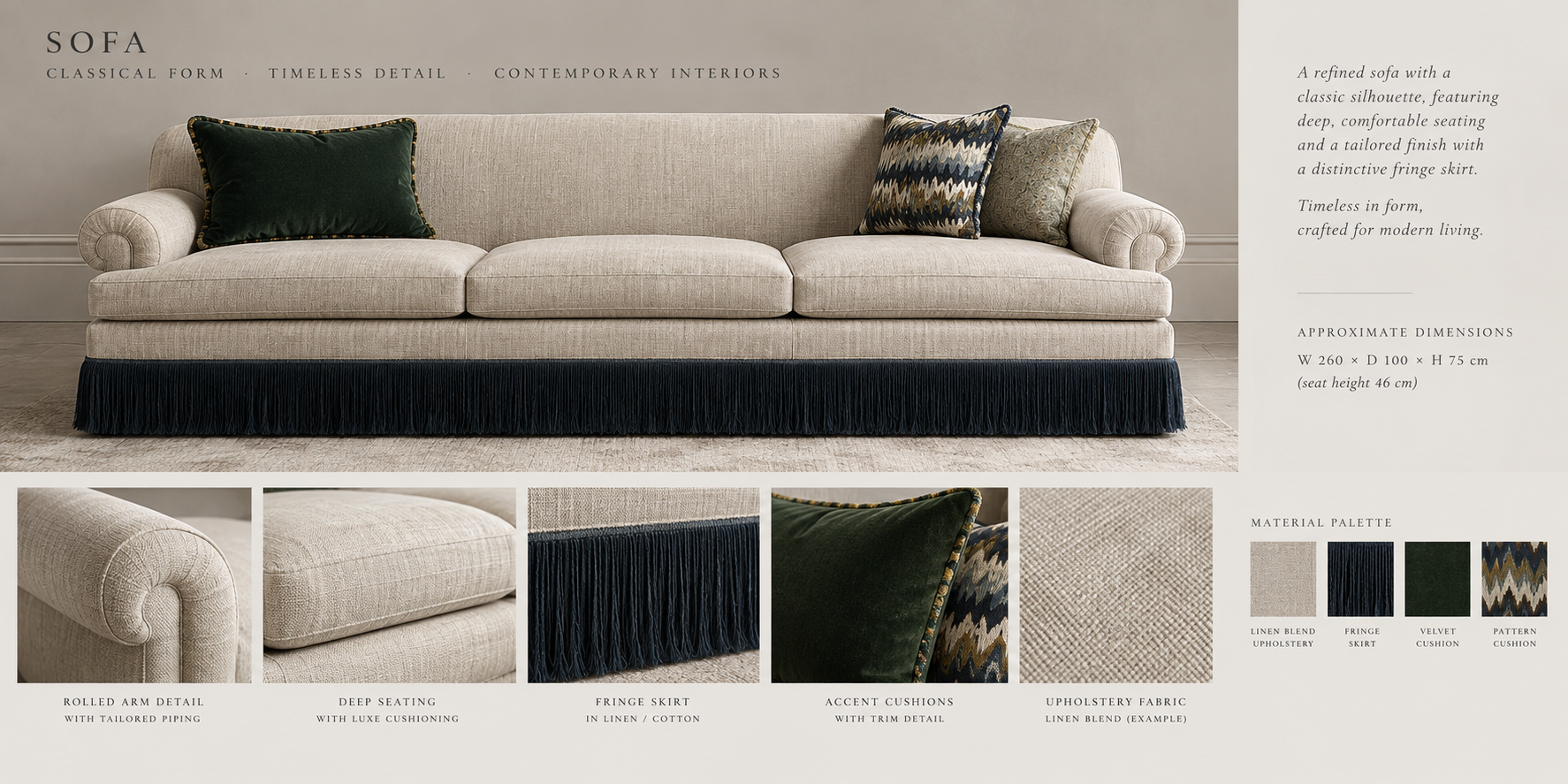 Sintra Sofa detail