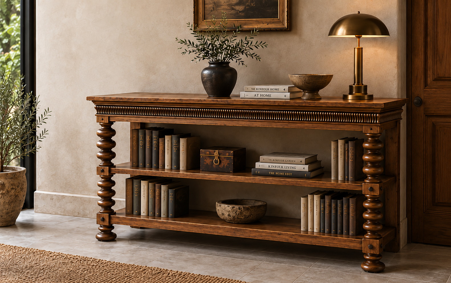 Evora Hall Table in an interior