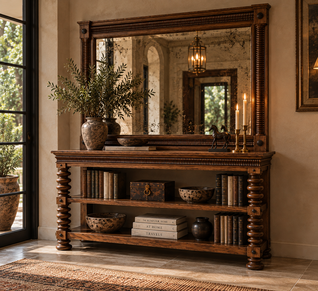 Evora Hall Dresser in an entrance hall