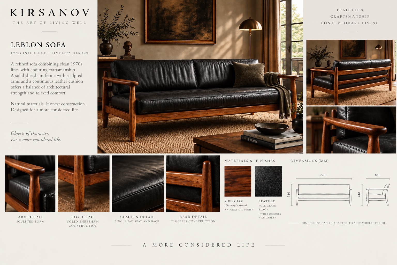 Leblon Sofa detail