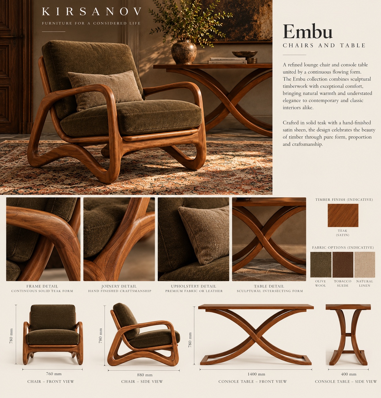 Embu Chair detail