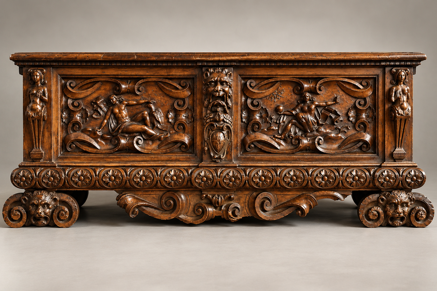 Florence Carved Cassone
