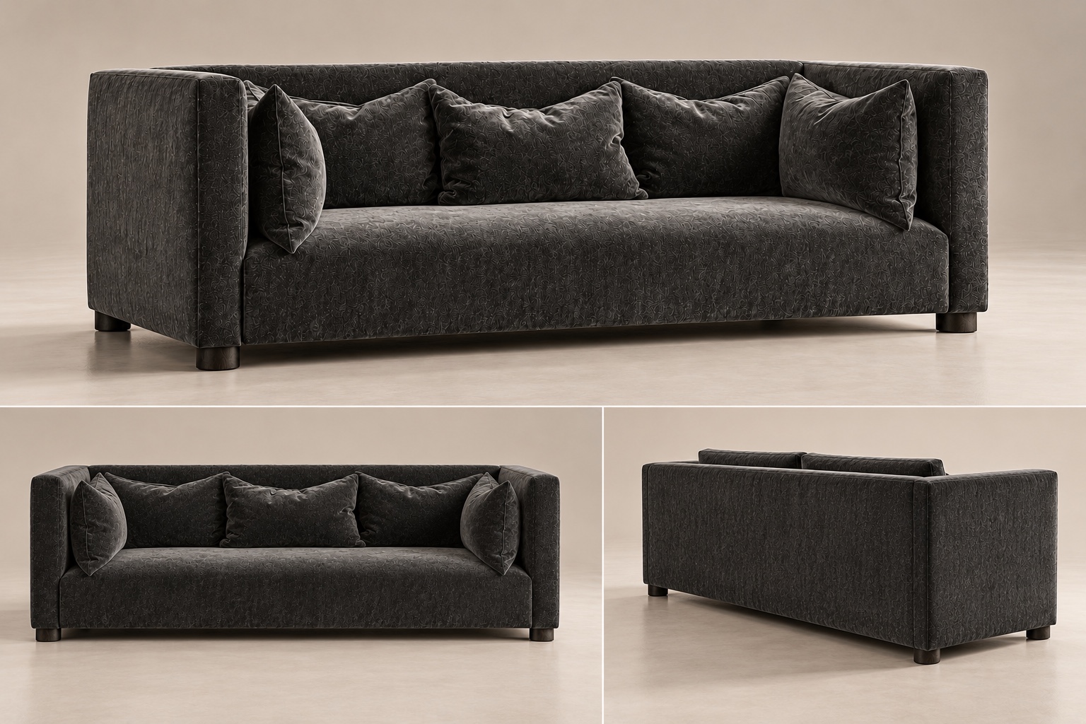 Velvet Sofa detail