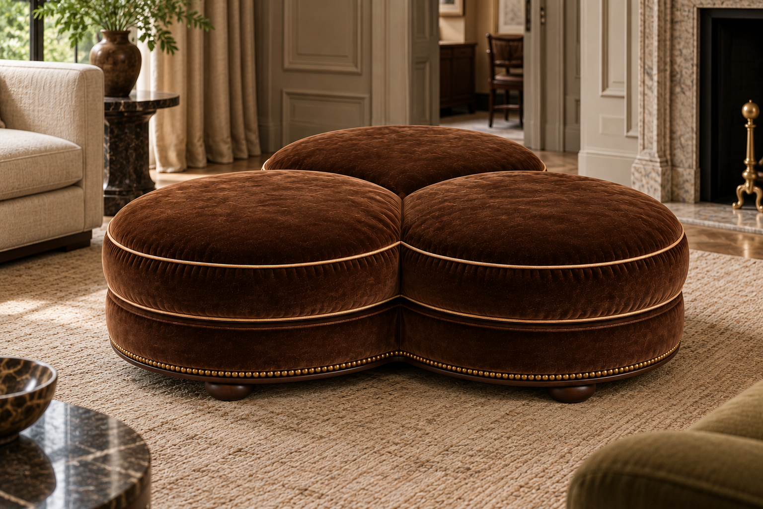 Sintra Pouffe — view 3