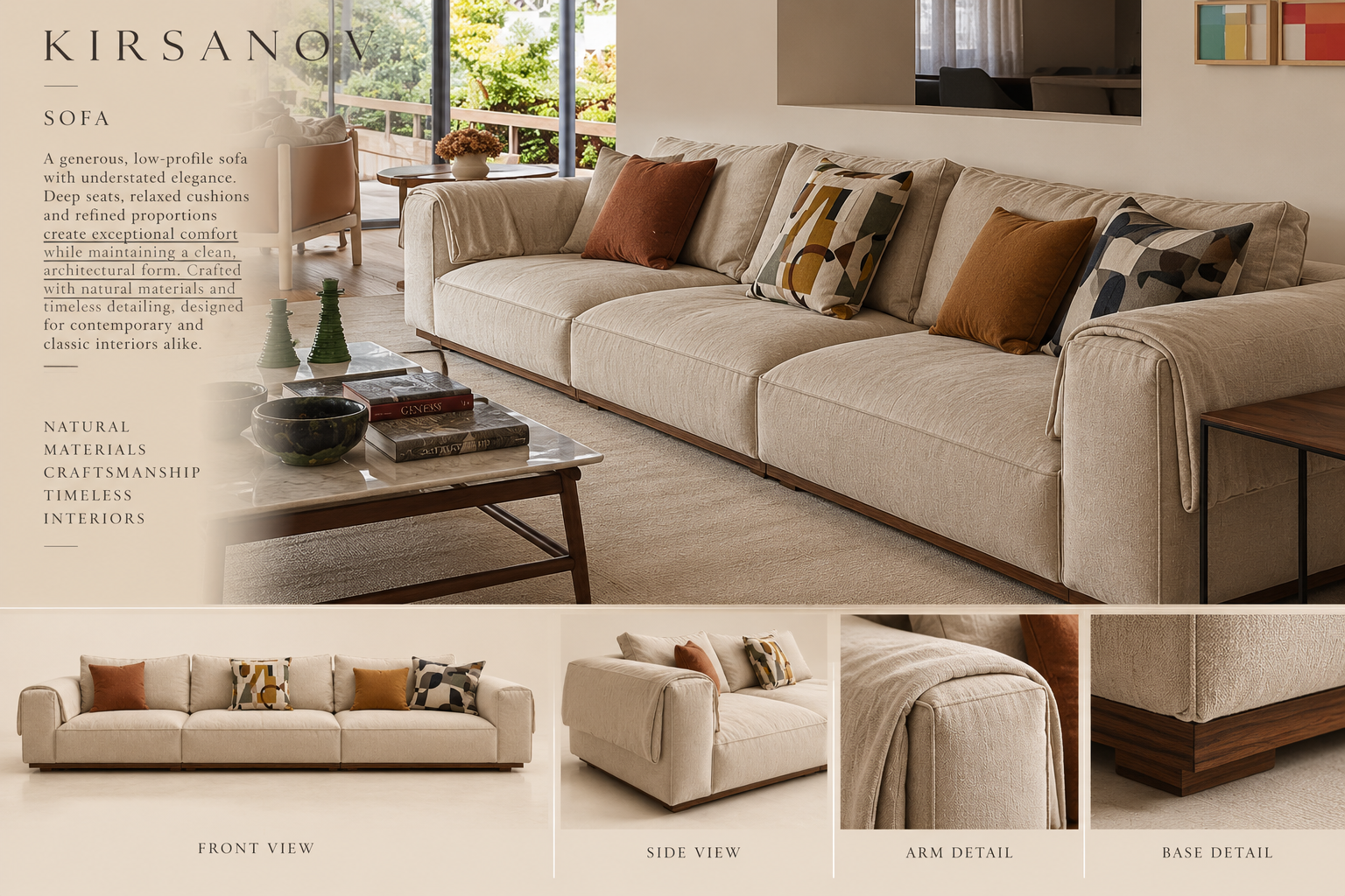 Búzios Sofa detail