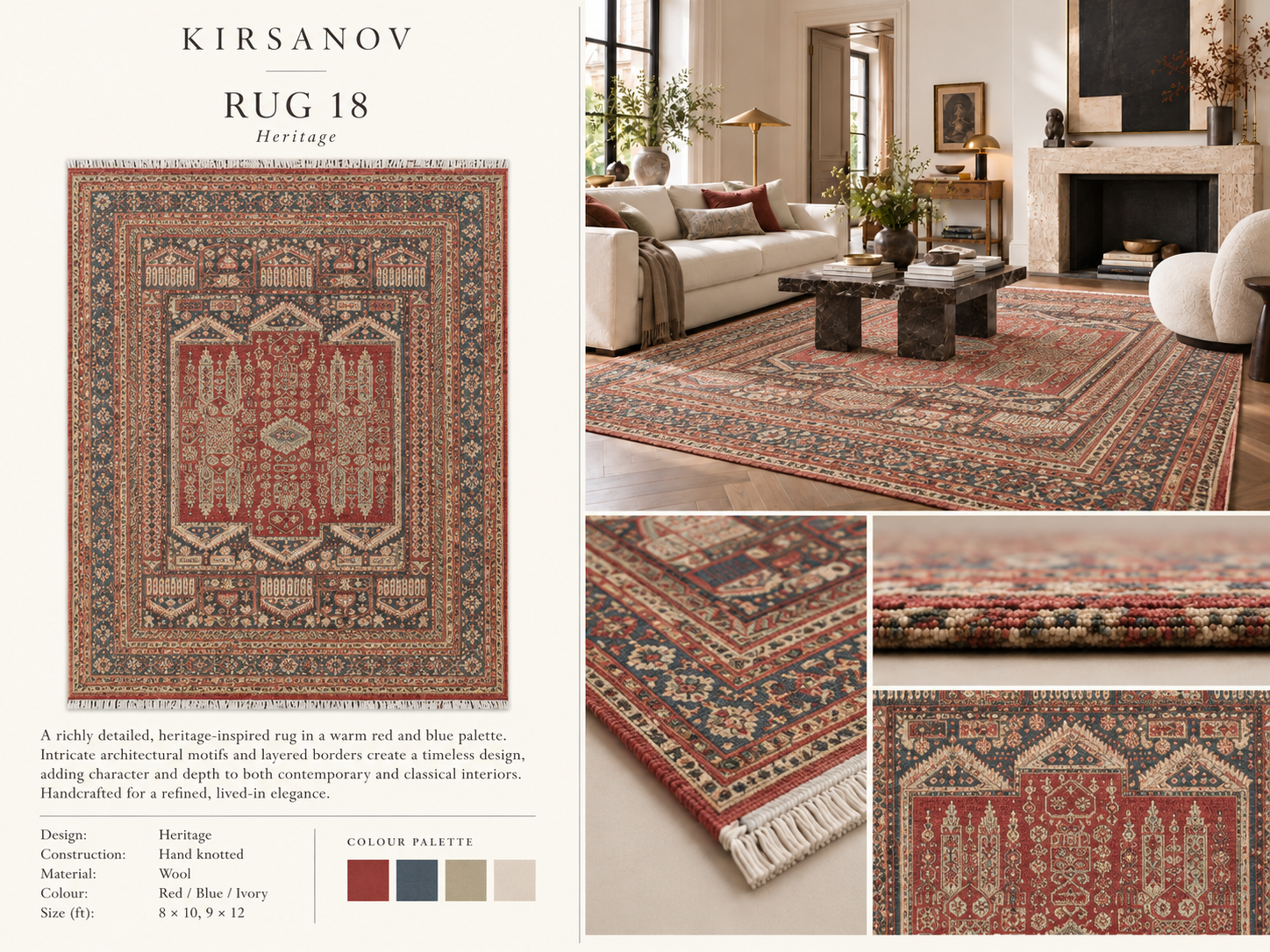 KIRSANOV Ковёр 18 — Наследие — editorial presentation