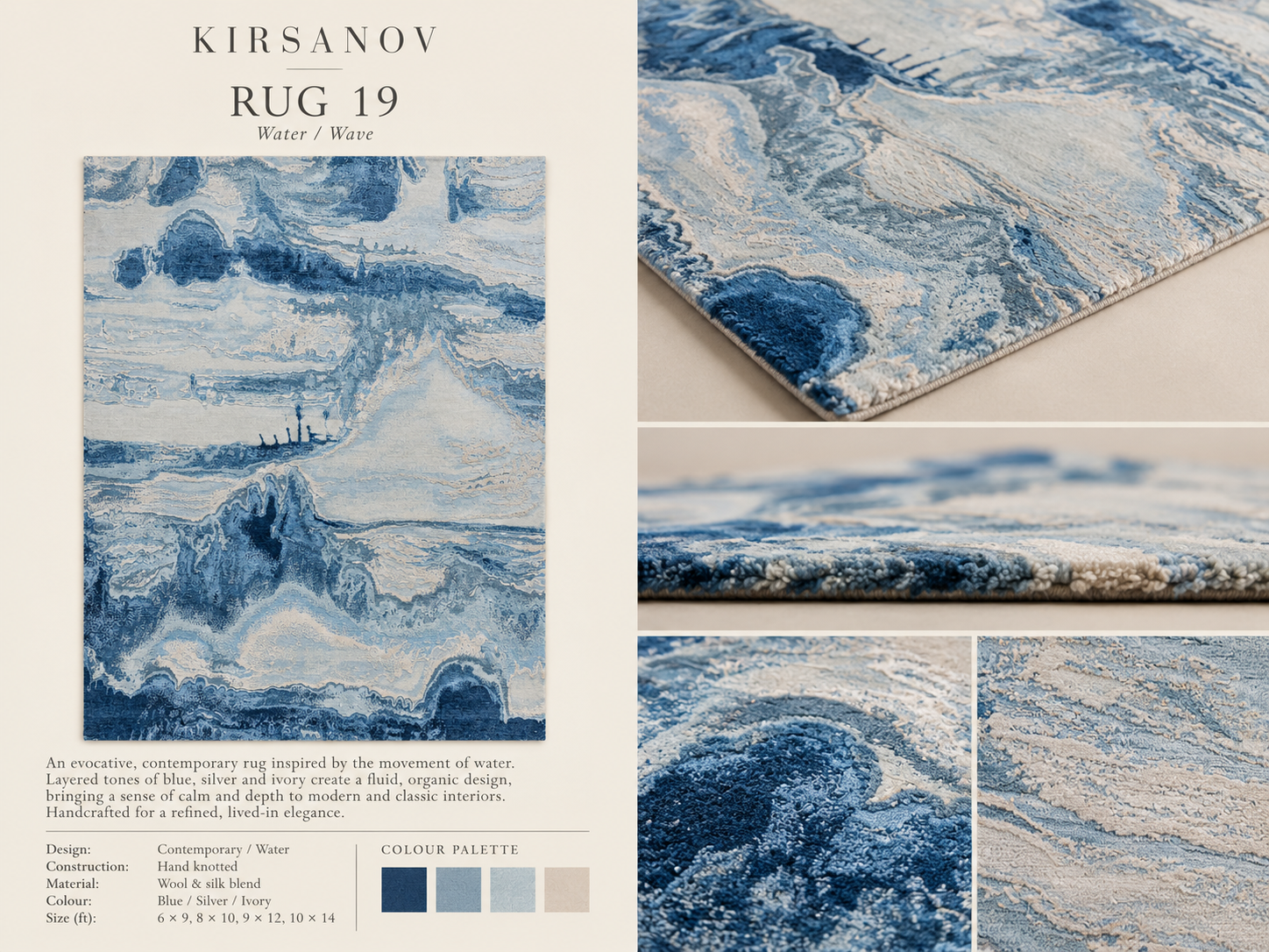 Rug 19 Water / Wave editorial board