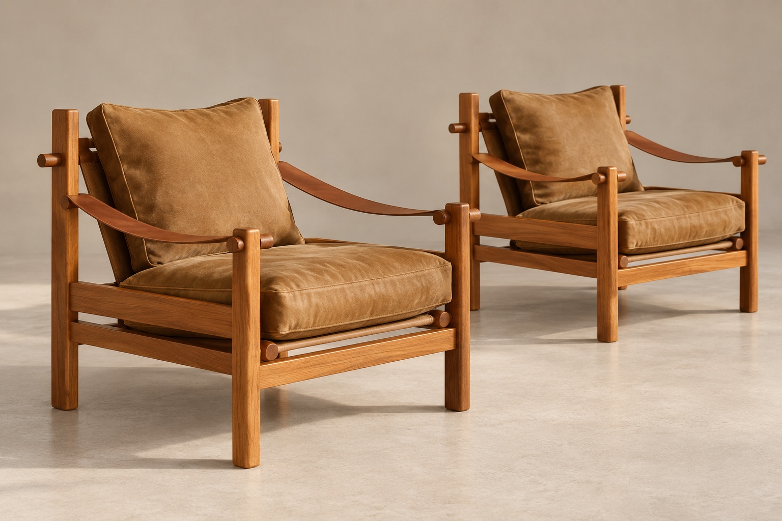 Estoril Suede Lounge Chair