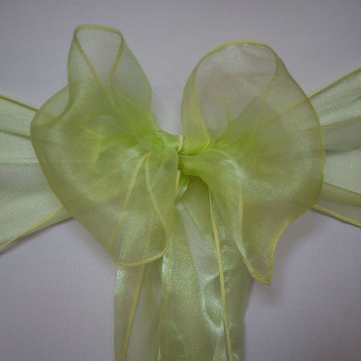 green-yellow CHAIR COVERS SASH