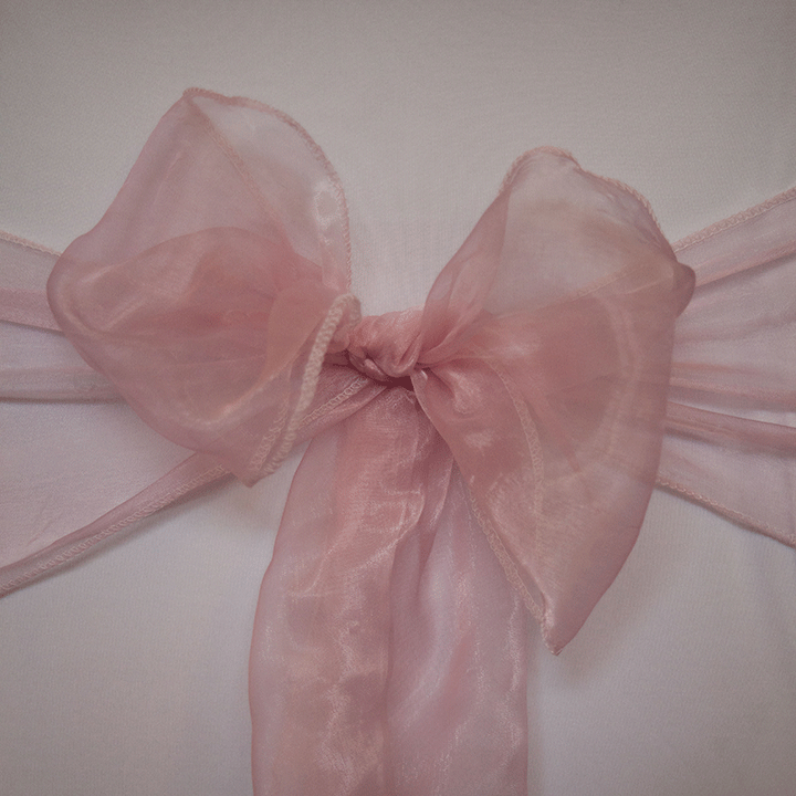 antique-pink CHAIR COVERS SASH