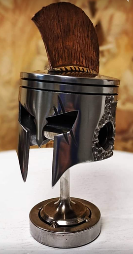 Piston sculpté gladiateur 
