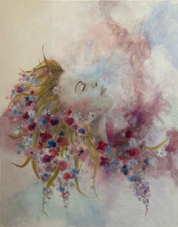 Suuri seikkailu, öljyvärityö, 2023, 64x81, myytävänä