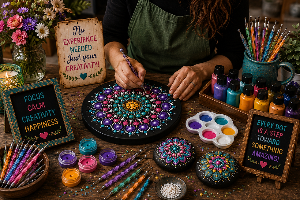 Mandale Dot Painting Class
