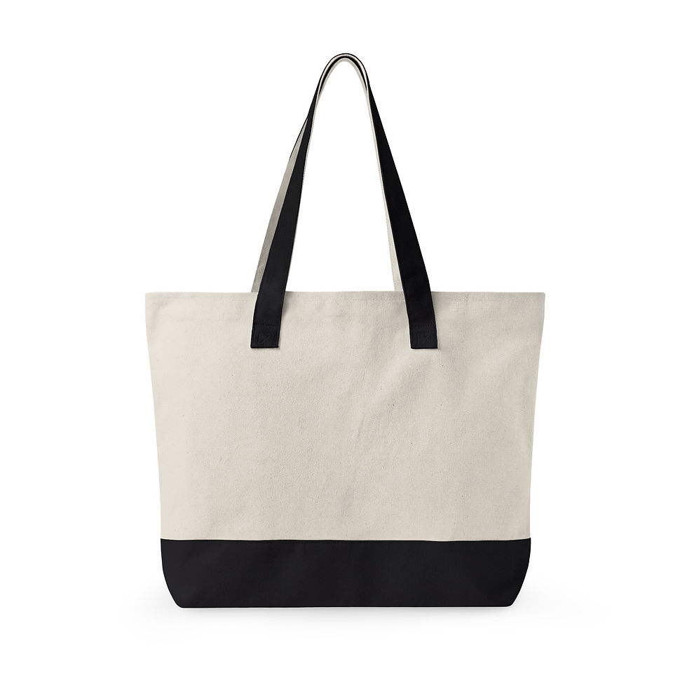 Thumbnail: Zippered Canvas Tote