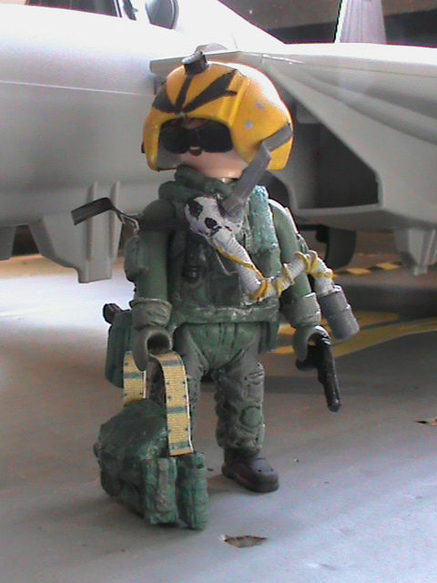 Miniatura: US PILOTO F-14 TOMCAT (BALKANS-1999) REF-0193