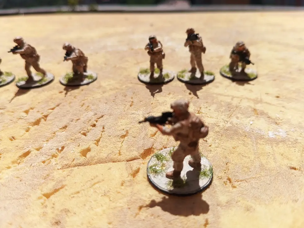 Miniatura: MARINES EEUU CON PEANAS REF:022