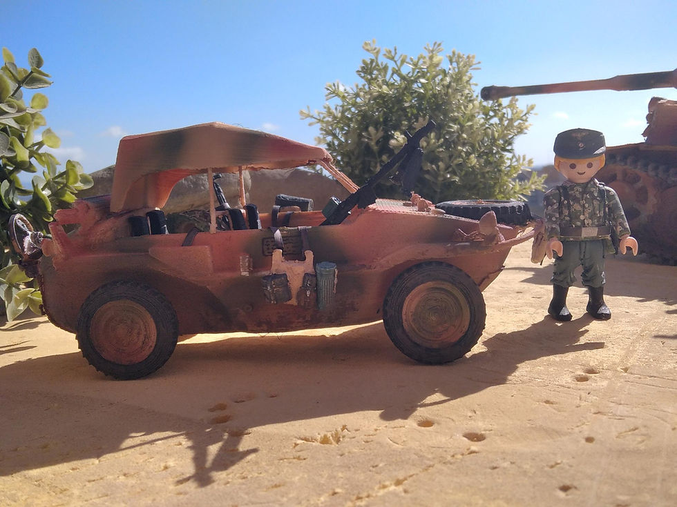 Miniatura: SCHIMMWAGEN 3D +SUBOFICIALFRONT ORIENTAL-1942 REF-002