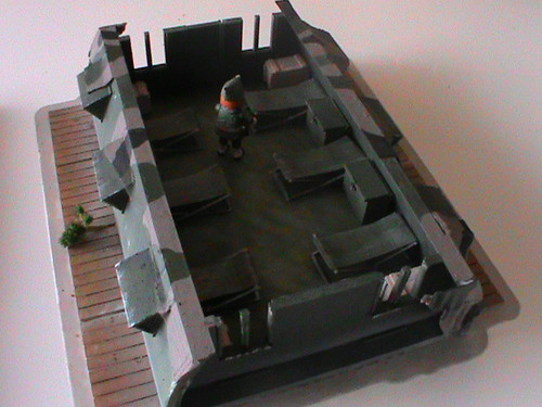 PLAYMOBIL CUSTOM BUNKER Nido De Ametralladora+Suboficial (Francia-1944 PLAYMOBIL CUSTOM BUNKER Nido De Ametralladora+Suboficial (Francia-1944