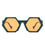 Thumbnail: Starpath - Geometric Irregular Tinted Round Fashion Sunglasses