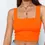 Thumbnail: Basic Off Shoulder Cami Backless crop Top