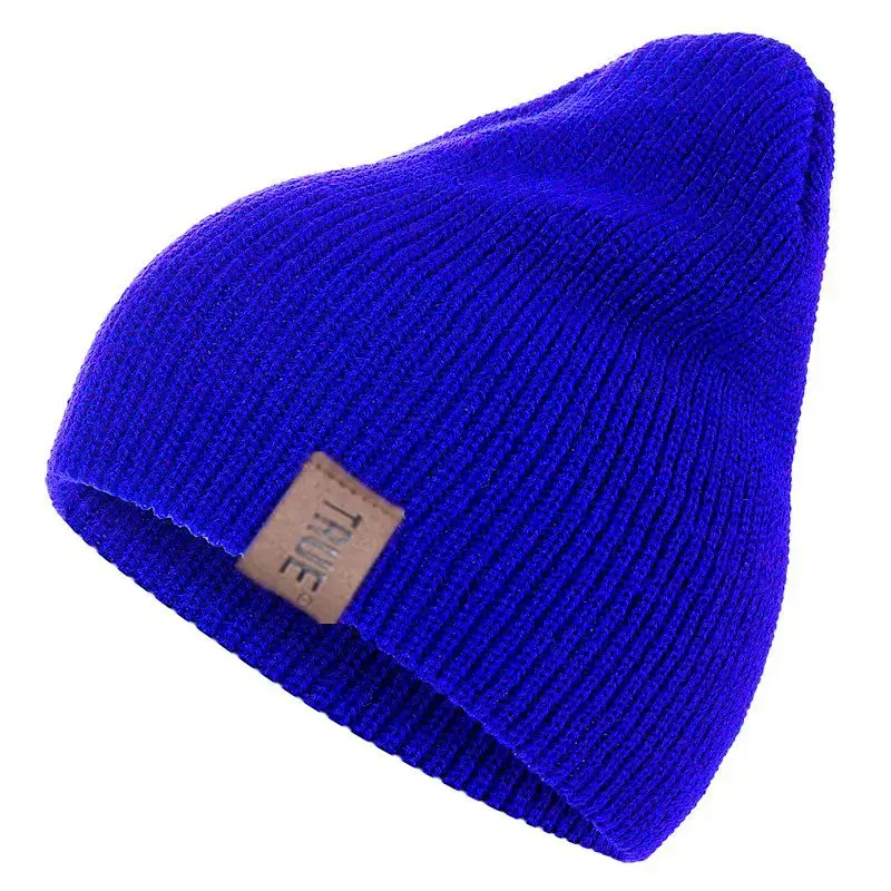 Thumbnail: Casual Knitted Solid Beanie