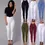Thumbnail: Women's Solid Color High Waist Pants