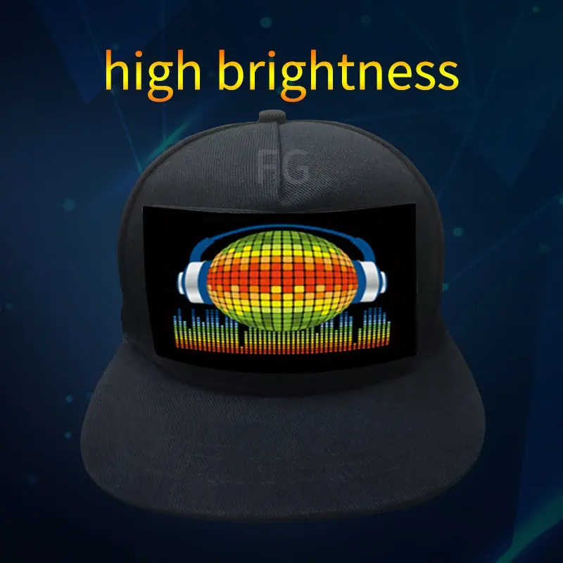 Thumbnail: USB Rechargeable Multi Function Led Sound Activated Hat