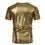 Thumbnail: Men's Metallic Gold Short Sleeve Club T-Shirt