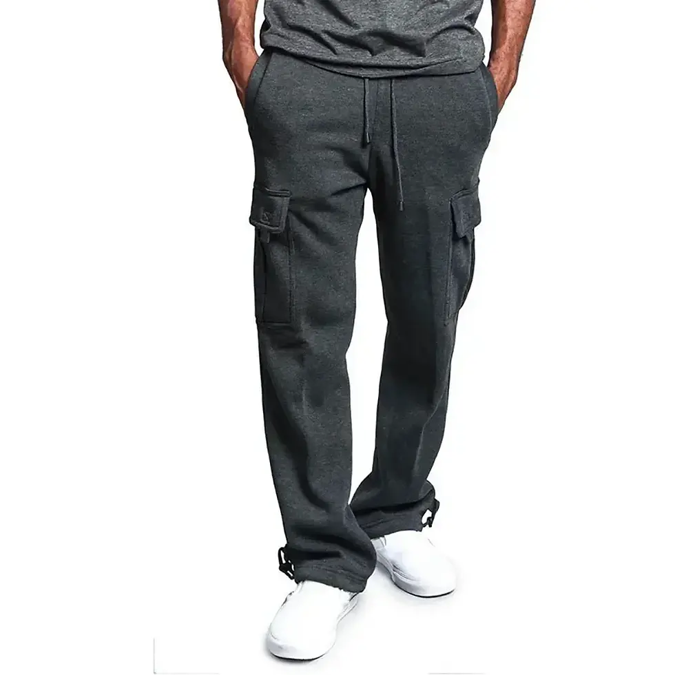 Thumbnail: Men's Loose Sport Fit Pocket Cargo Sweatpants