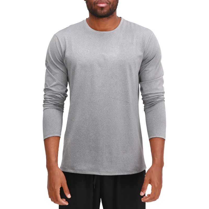Thumbnail: Mens Long Sleeve Fitness Running Sports T Shirt