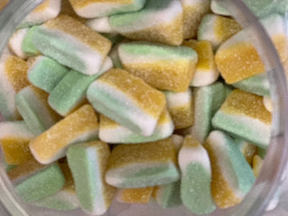 Fizzy Pina Colada Slices