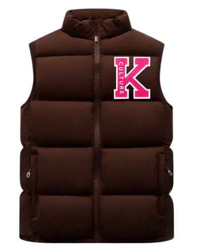 Signature K Puffer Vest | Krowned Culture Appa