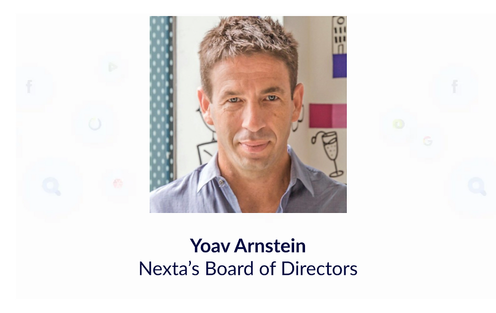 Yoav Arnstein joins Nexta.io's Board of Directors