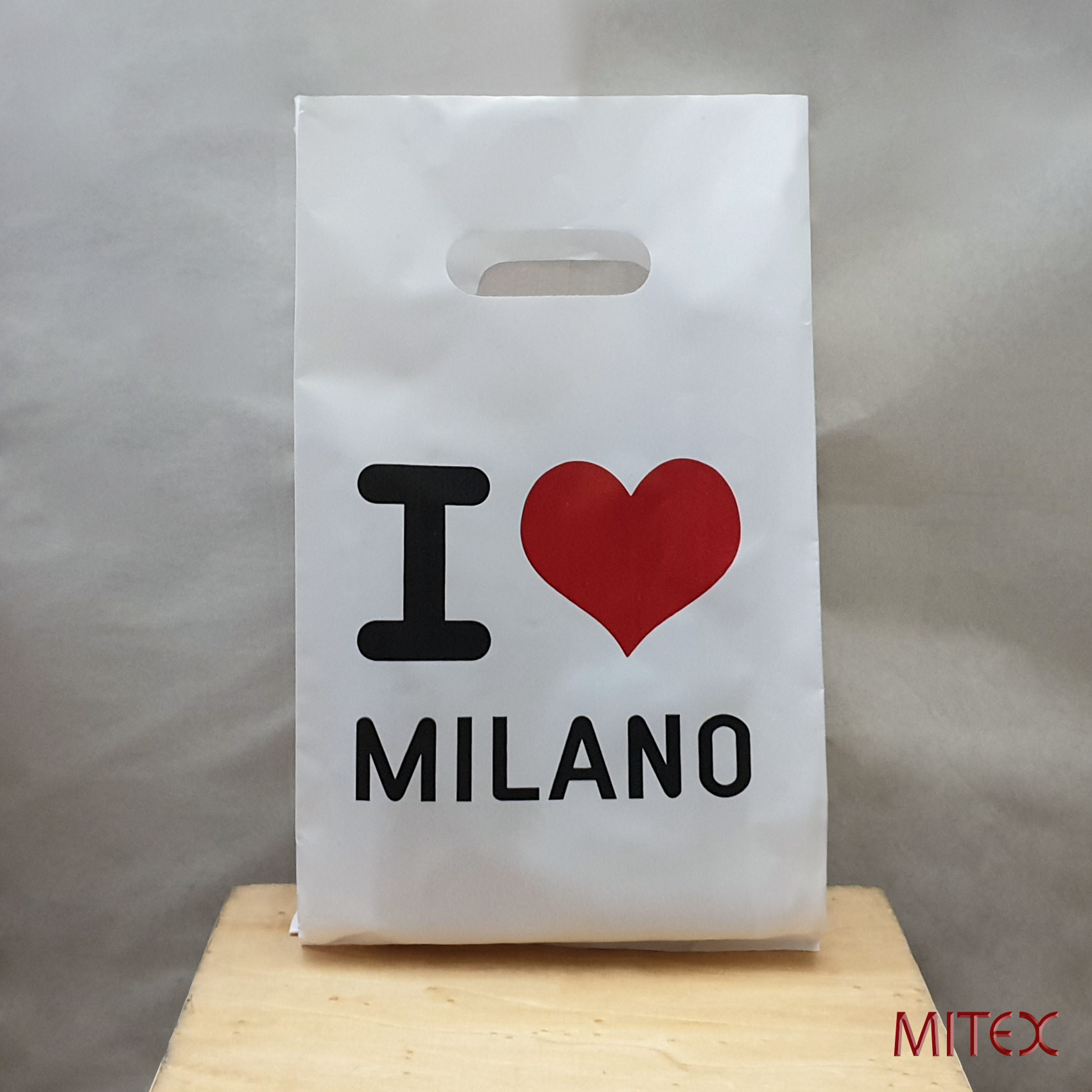 I ❤️ MILANO SACCHETTO CM 19X35 +55+