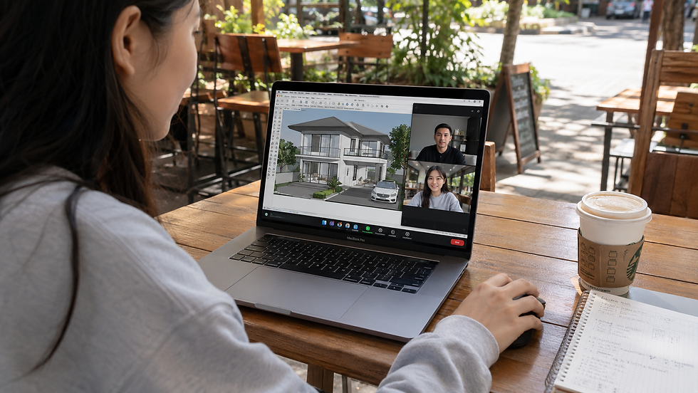 Kursus SketchUp V-Ray Depok: Render 3D Foto-Realistis, Privat 1-on-1