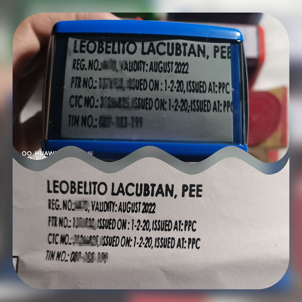 Thumbnail: Self inking and Rubber stamp 