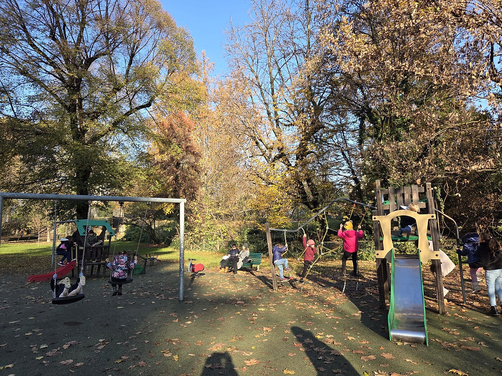 Let's enjoy the park and relax