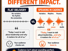 When Presenting: Speak in Cadence