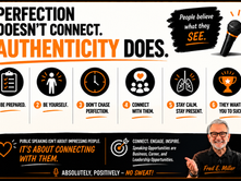Perfection Doesn't Connect. Authenticity Does.