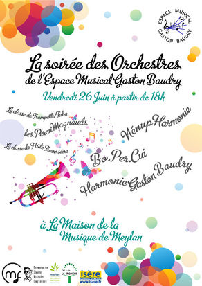 Soirée des Orchestres de l’EMGB – 26 juin 2015