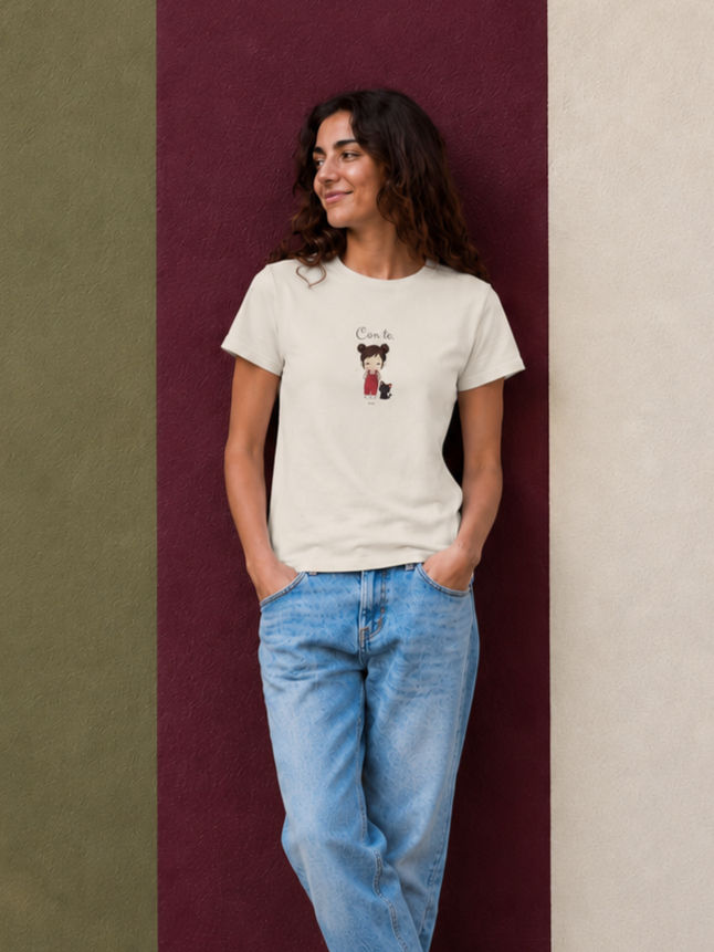 Miniatura: T-shirt "Con te"  - Regular