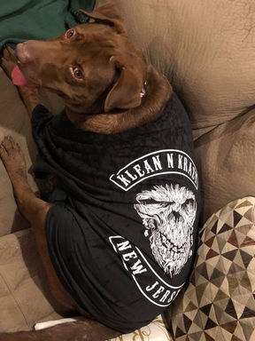 Puppy Representing Klean N Krazy MC in T-Shirt