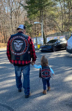 KNK President with Daughter wearing matching Cuts