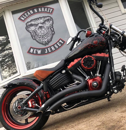 Bike in front of Klean N Krazy Window Front
