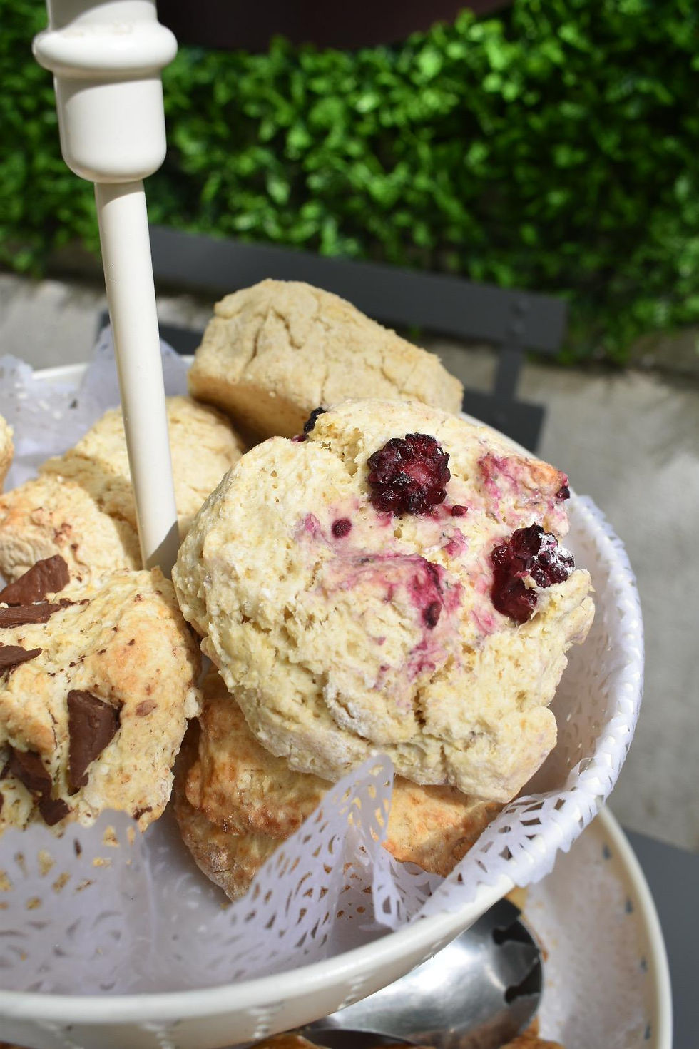 Scone de frutos vermelhos
