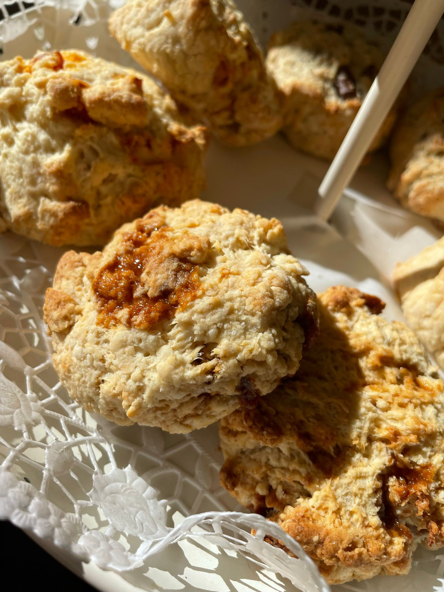 Scone de caramelo salgado