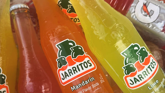 Bottled soda