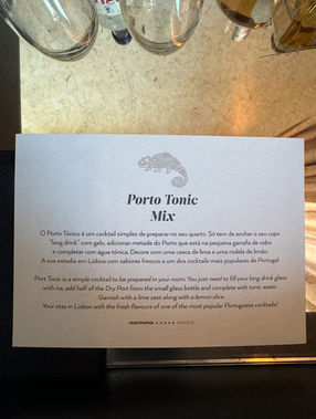 Memmo Príncipe Real - Port Tonic